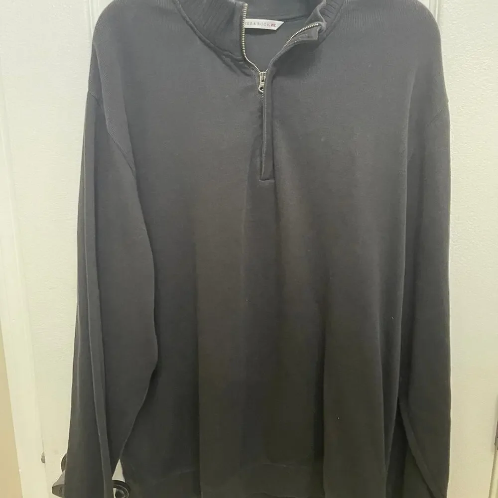 Mens Cutter & Buck Pullover 3/4 zip sweater athleisure sz XL